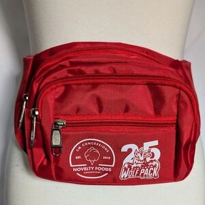 NWOT Hartford Wolf Pack 25th Anniversary Red Waist Pack / Belt Bag – Arena Promo
